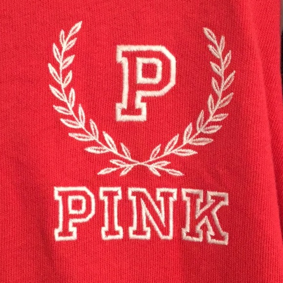 NWOT PINK VICTORIA’S SECRET Red Long Sleeve TOP - Picture 3 of 8